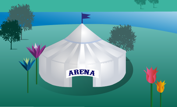 Online Festival Page Arena Popup Mobile