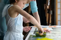 Family-Print-Making image