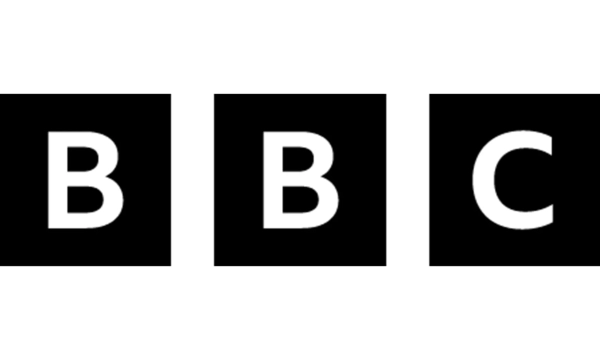 The logo of the British Broadcasting Corporation (BBC) consisting of three bold letters "B," "B," and "C" in a rectangular format.