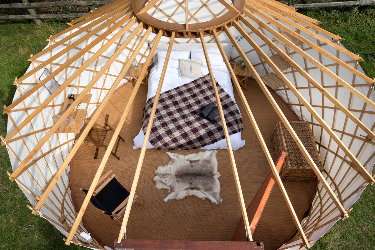 Secondary Yurt overhead shot2